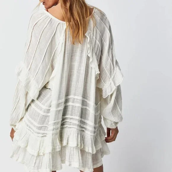 Free People White Mini Dress - Picture 4 of 8